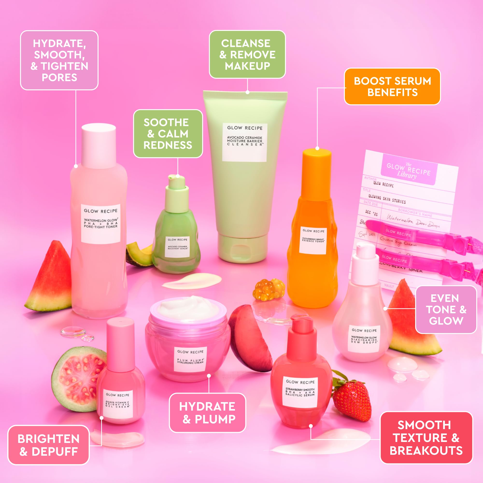 Amazon.com: Glow Recipe Library Skincare Gift Set - Avocado Face